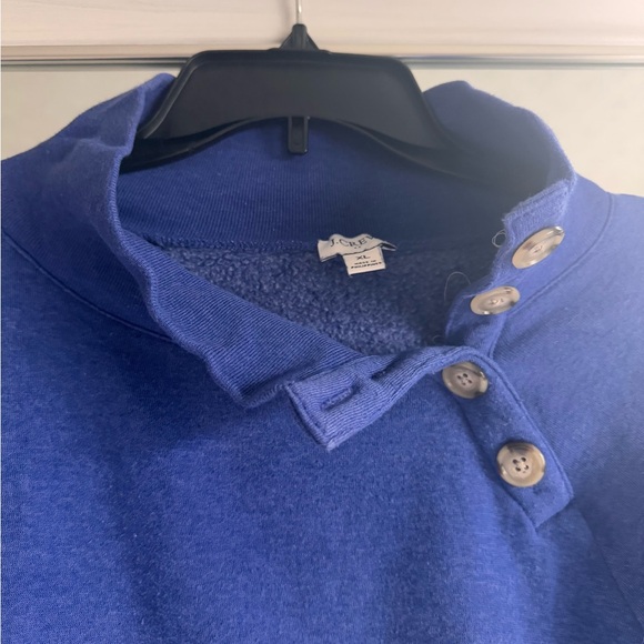 J.Crew Factory Blue Pullover Sweater - Picture 3 of 7